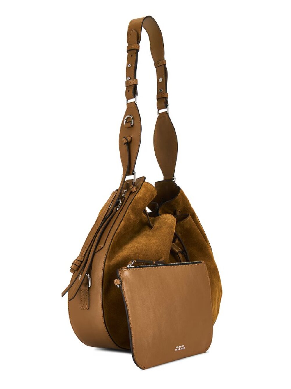 Isabel Marant Bolton Hobo Bag in Cognac Brown - Picture 3 of 12
